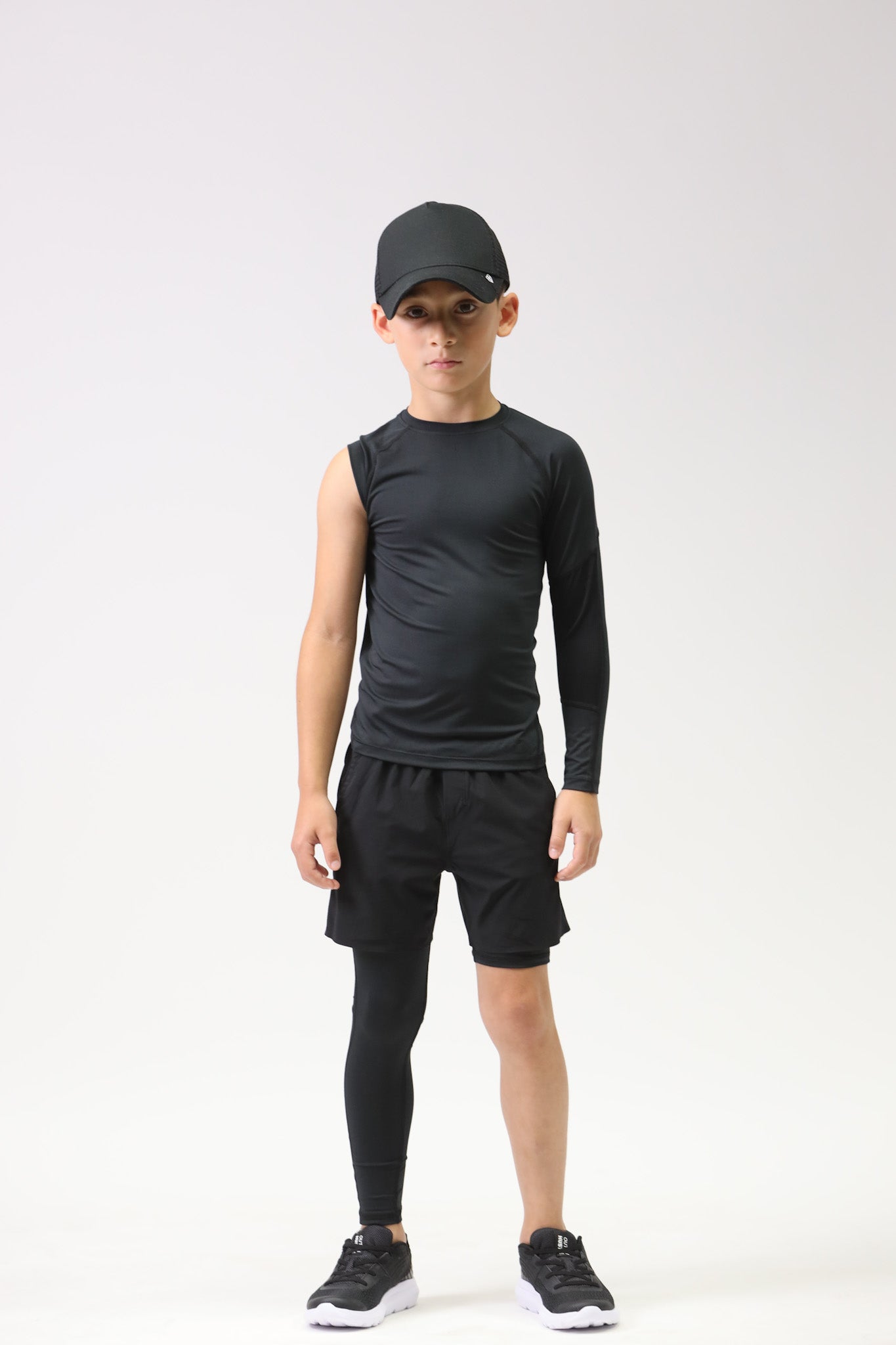 Left arm compression top