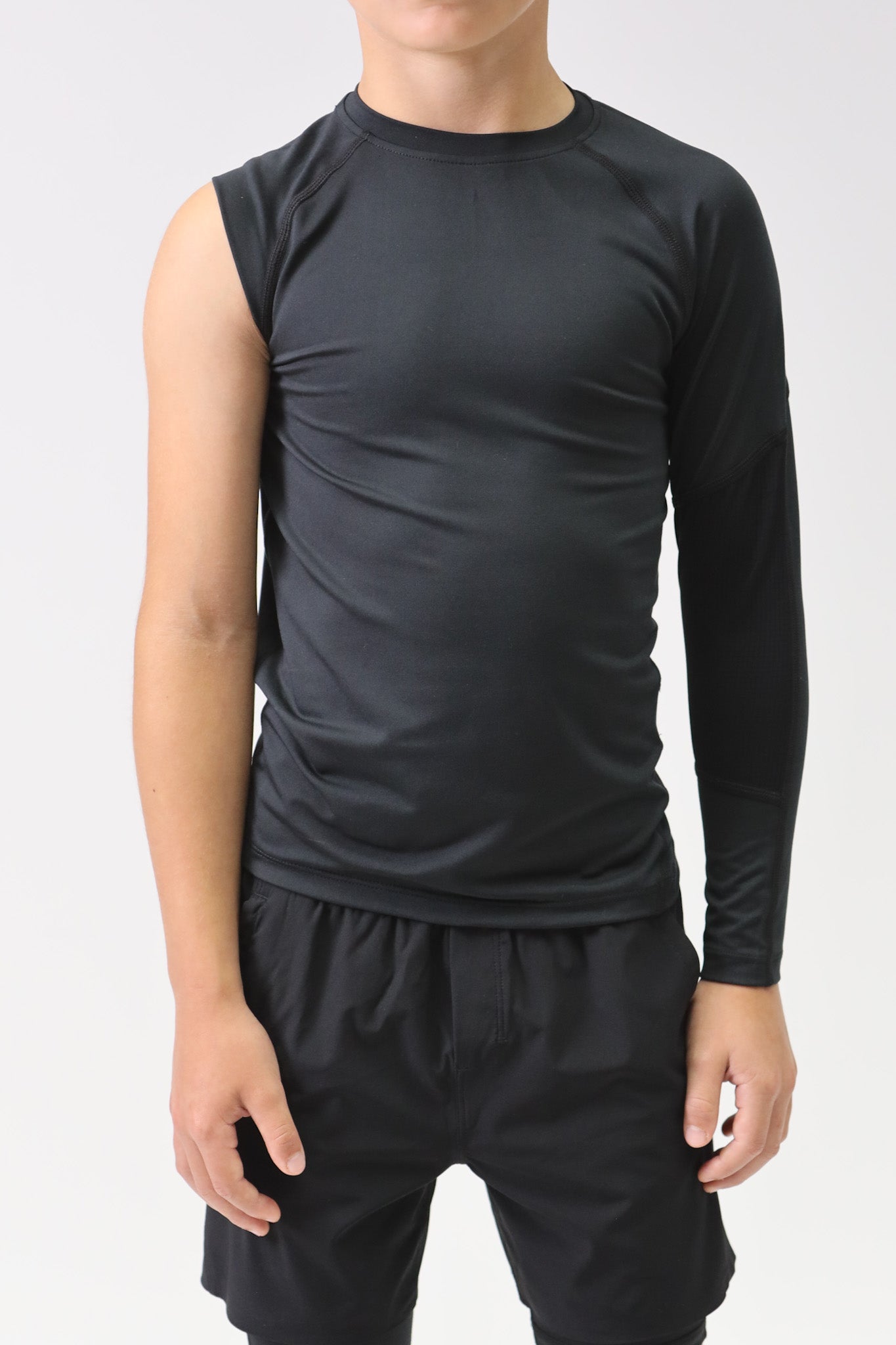 Left arm compression top