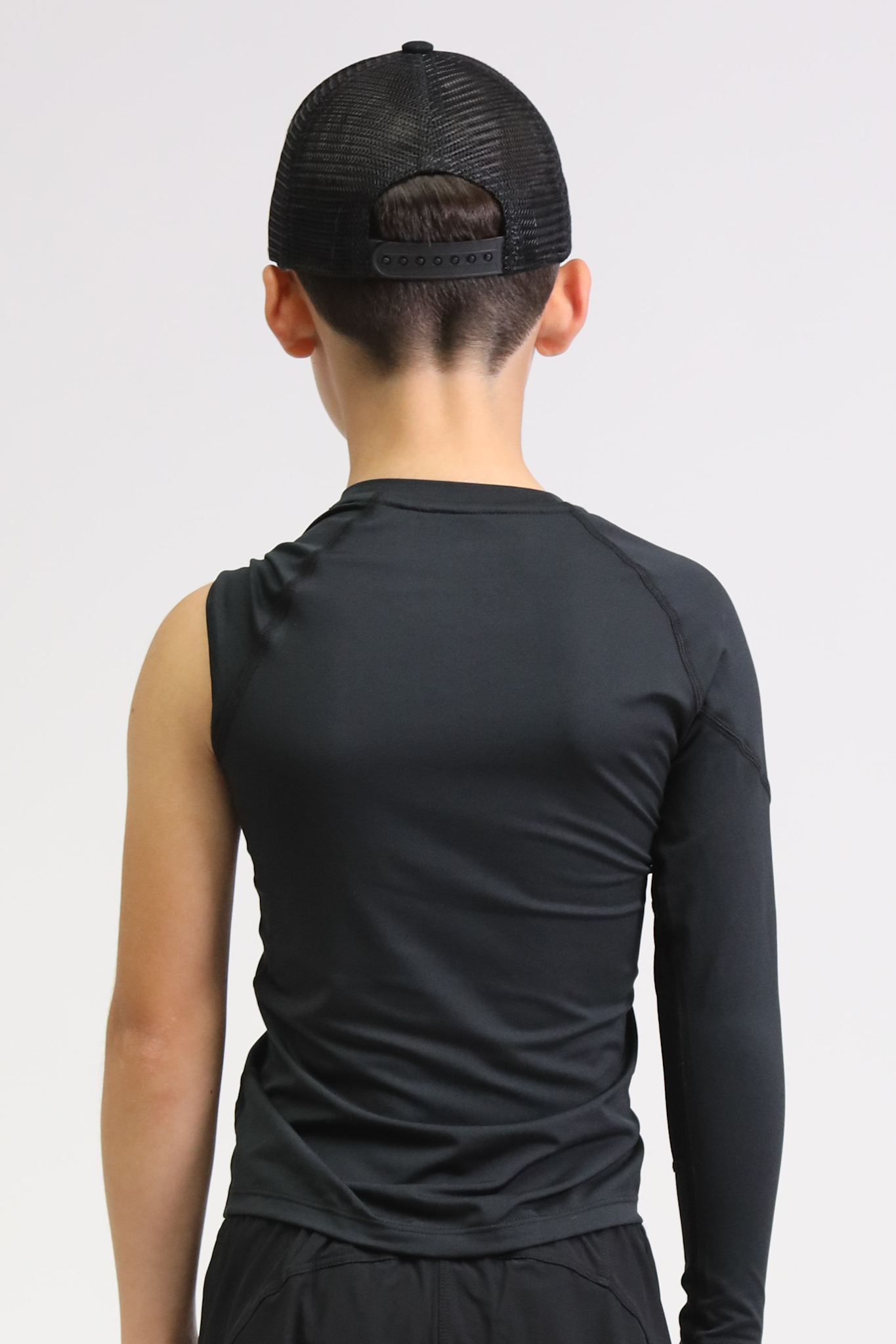 Right arm compression top