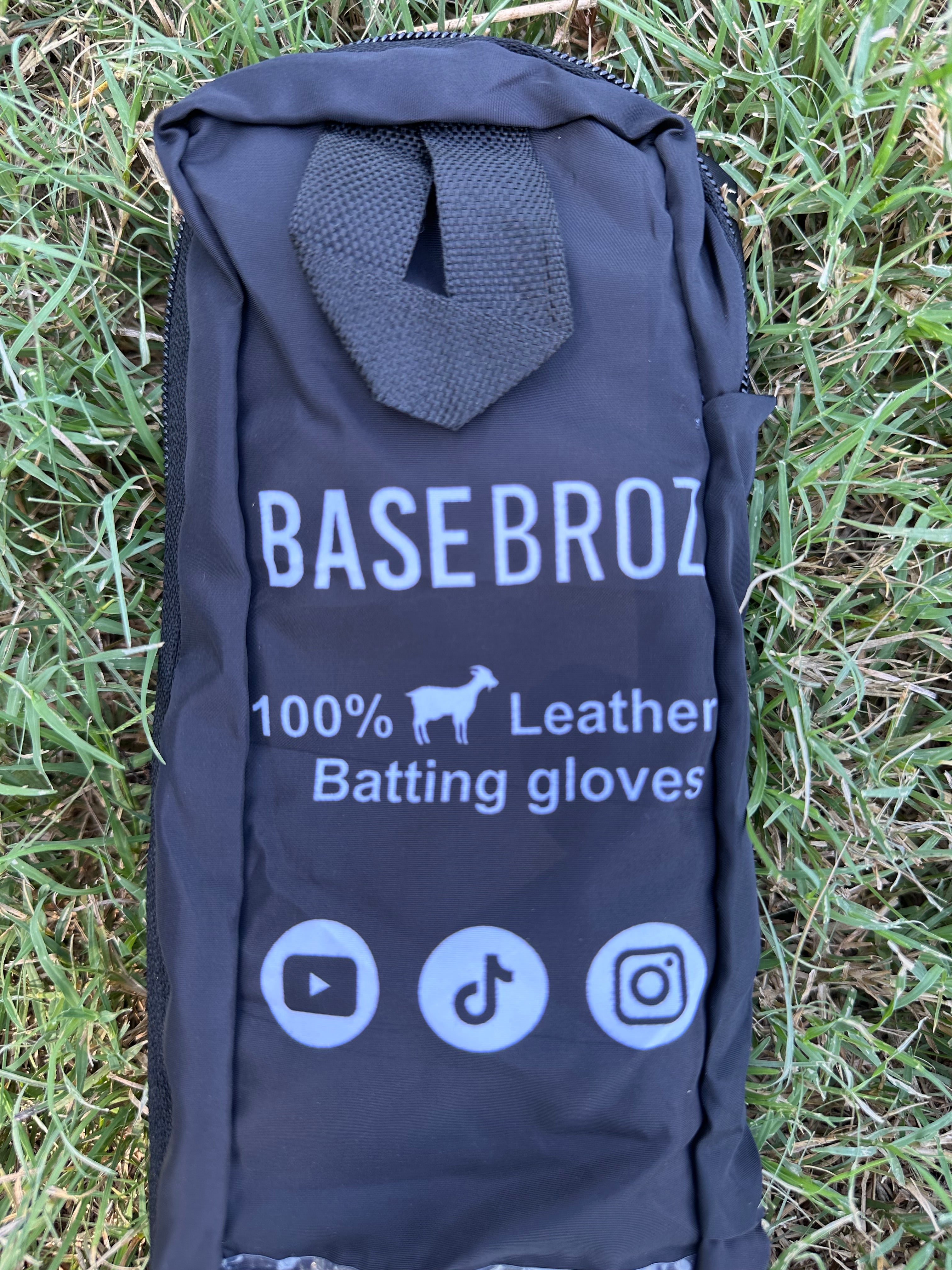 Black Long Cuff Batting Gloves